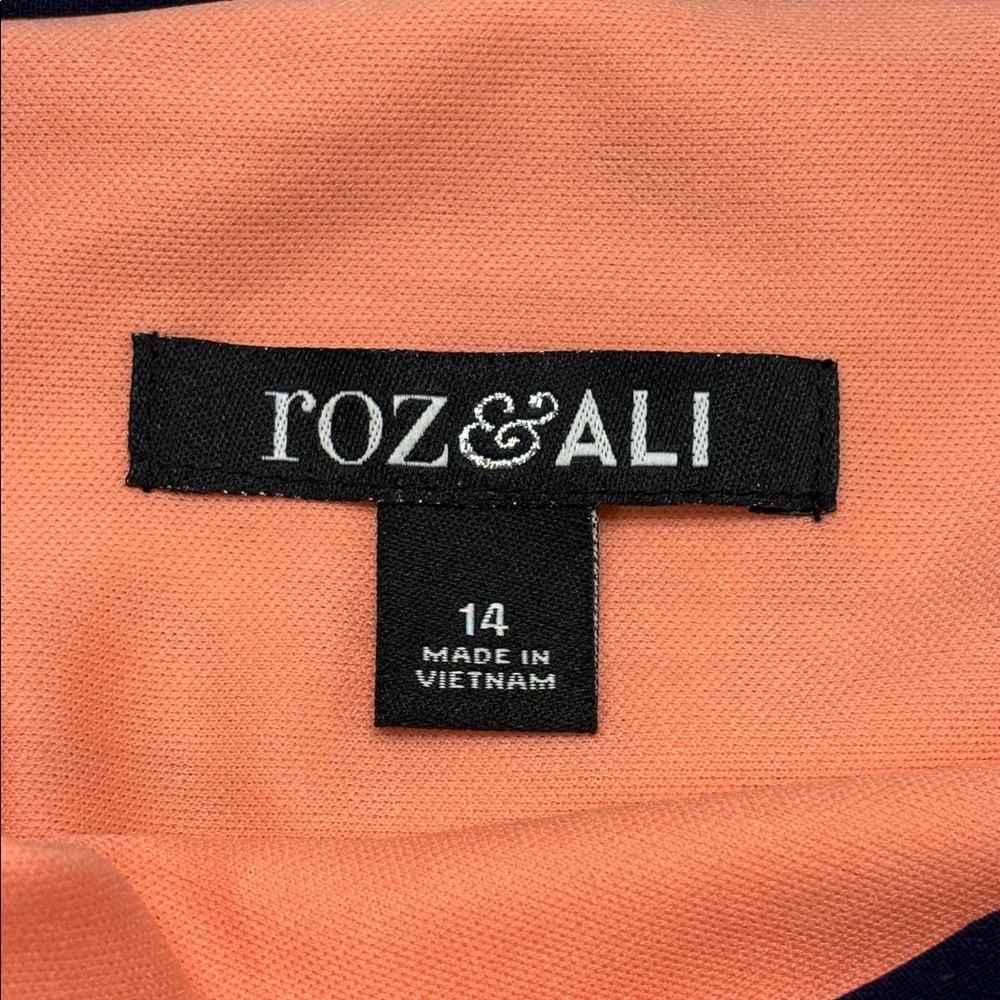 NWT Roz & Ali Paisley Print Dress - Picture 5 of 8